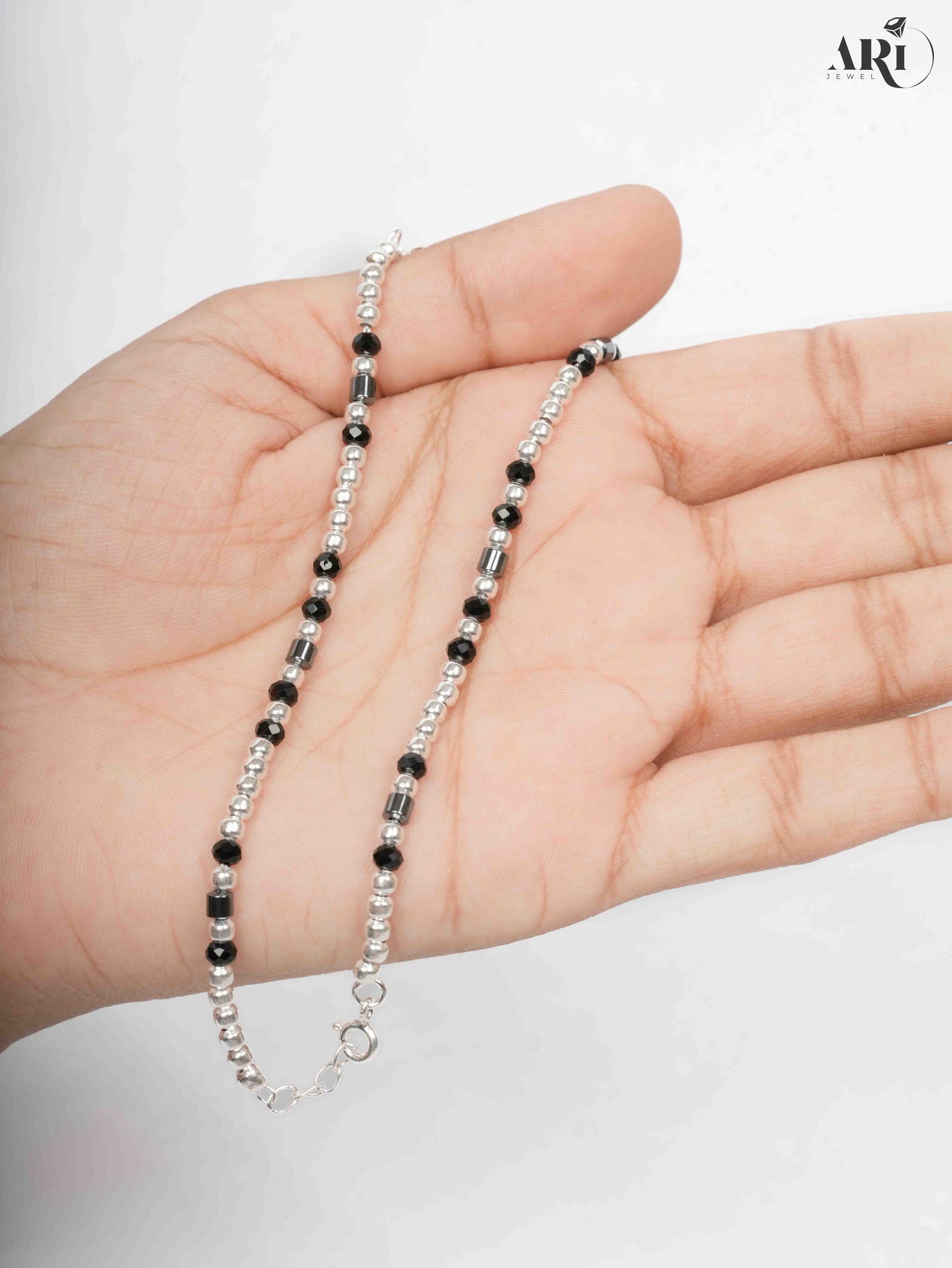 Baby Fancy Black Beads Bracelet