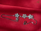 Pearl Trio Flower Bracelet (DI28)