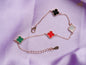 Multicolour Pearl Rosegold Bracelet (19.2)