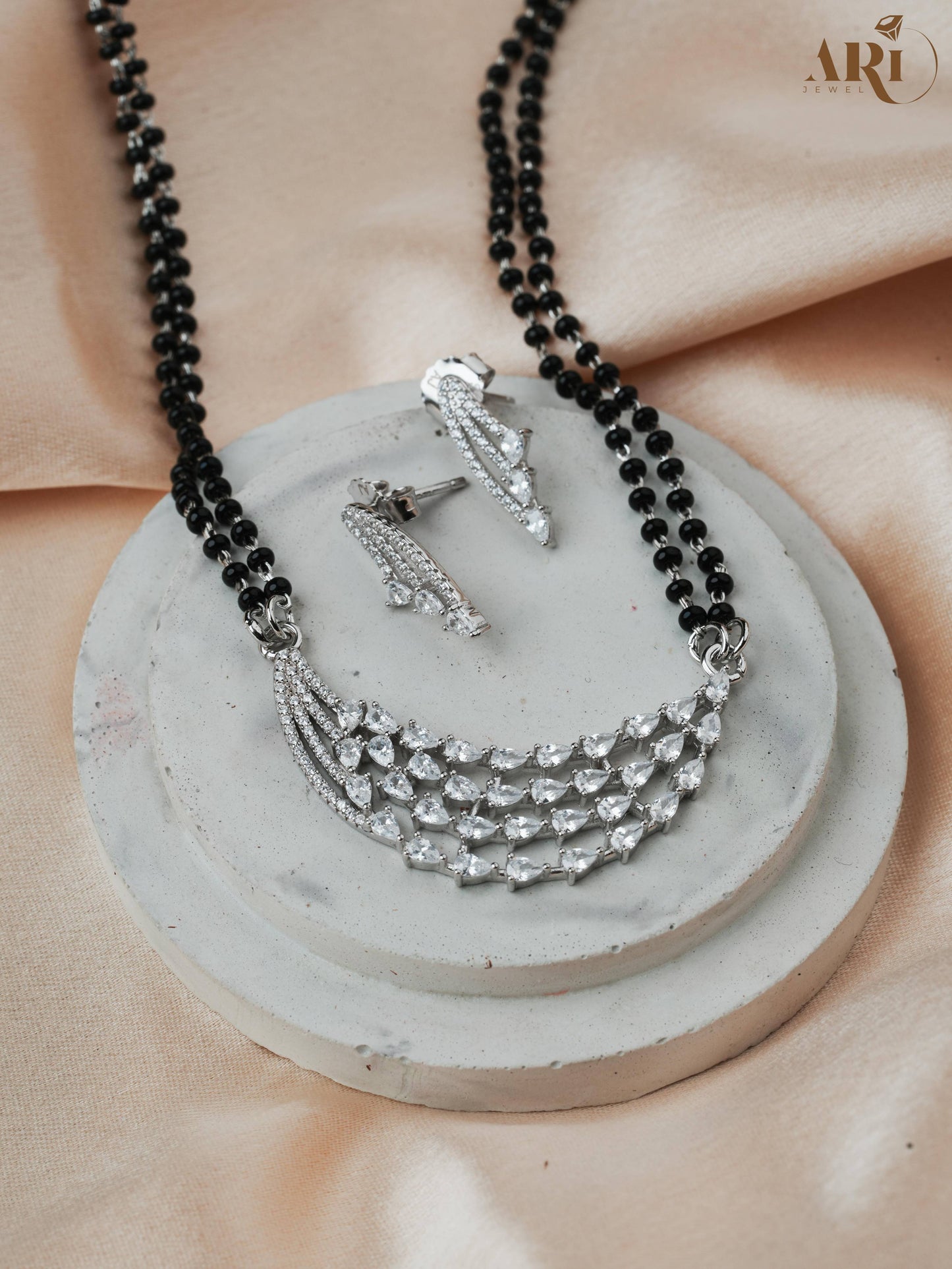 4 Layer Diamond Mangalsutra