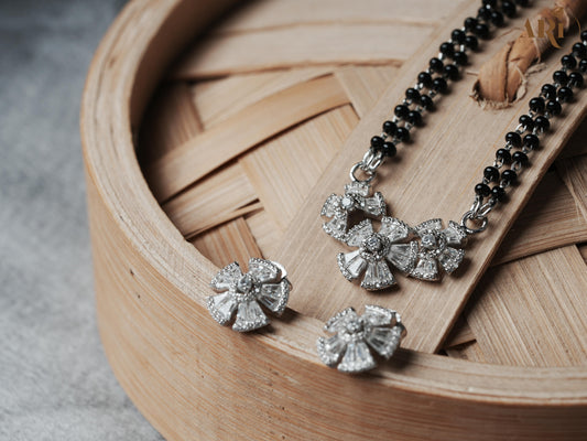 Trio Flower Mangalsutra