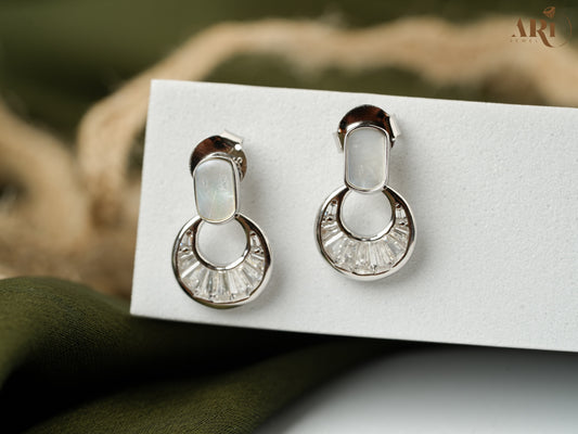Mother Of Pearl Diamond Hanging Tops (DI21.6)