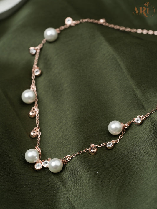Moti Chain Rosegold Pendant (DI59.2)