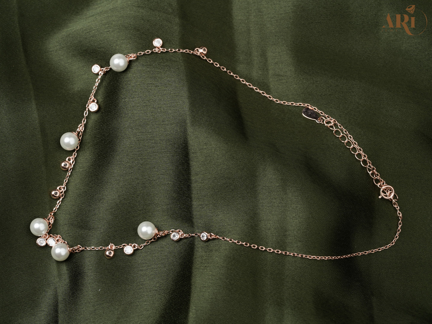 Moti Chain Rosegold Pendant (DI59.2)