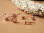 Piercings Rose gold Tops Sets (Di18)