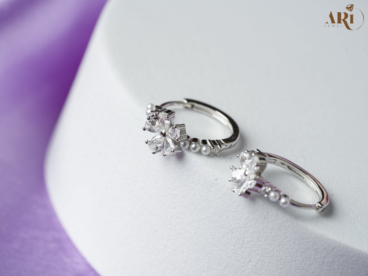 Dimond Bali with pearl (Di15.6)